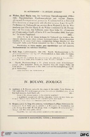 IV. Botany, Zoology (Nr.71-99)