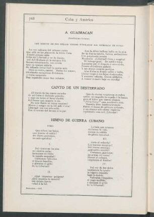 Himno de guerra cubano. [Poesía] : Coro.