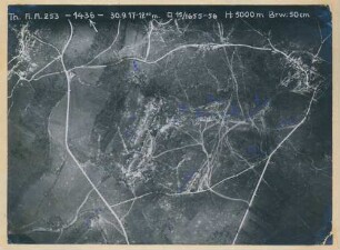 Foto der Stellungen bei Moulins (Luftbild)