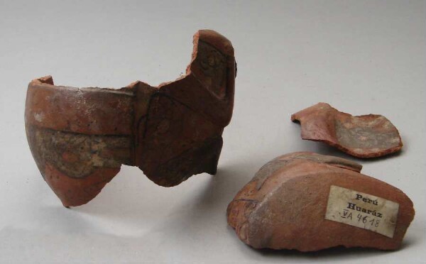 Fragments of a clay jug