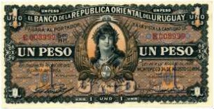 Geldschein, Peso, 24.8.1896