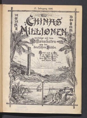 17.1916: Chinas Millionen : Organ d. Deutschen Zweiges der China-Inland-Mission ... Liebenzell