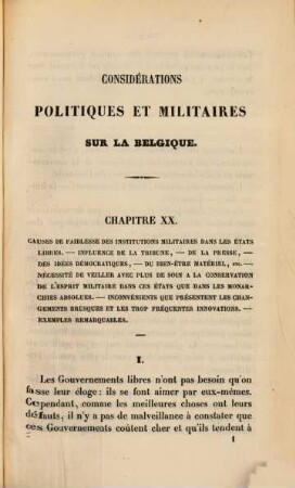 Considérations politiques et militaires sur la Belgique, 3