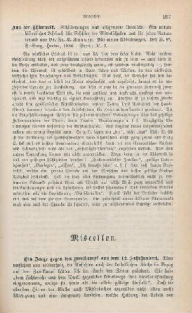 257-264 Miscellen
