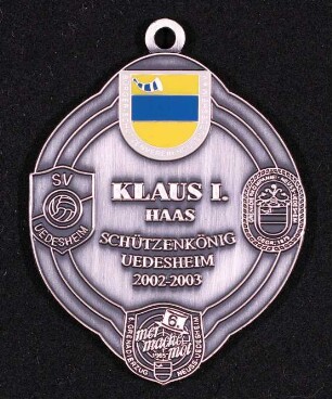 Orden Schützenkönig Neuss-Uedesheim 2002/03 Klaus Haas