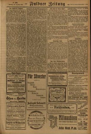 Zweite Ausgabe vom Samstag, den 30. Dezember 1922.