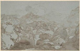 Landschaft in den Appeninen