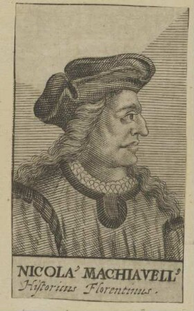 Bildnis des Nicolaus Machiavellus