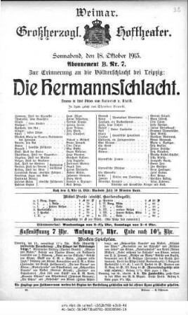 Die Hermannsschlacht