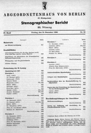 Nr. 23(88), 16. Dezember 1966