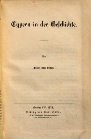 Cypern in der Geschichte