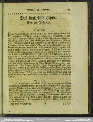Das funfzehnte Capitel. Von der Viehzucht