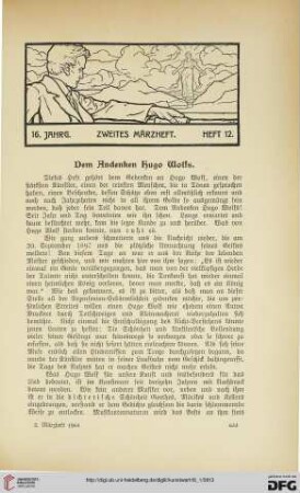 Heft 12 (2. Märzheft 1903)