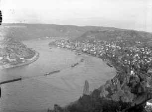 Boppard. Stadtansicht (vom Hirschkopf?)