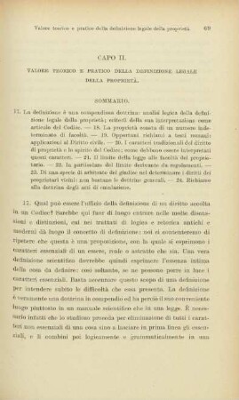 Capo II. Valore teorico e pratico della definizione legale della proprietà