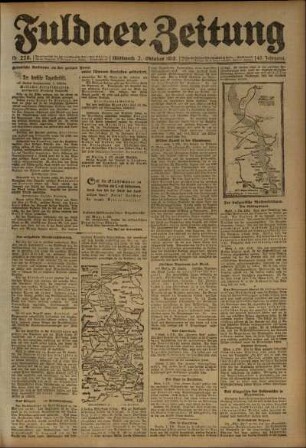 Ausgabe vom Mittwoch, den 02. Oktober 1918.