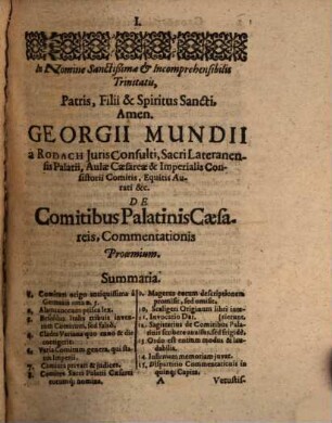 De comitibus palatinis Caesareis, eorumque origine, privilegiis, iuribus, officio ... tractatus