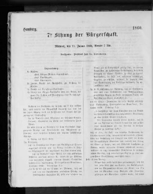 7te Sitzung