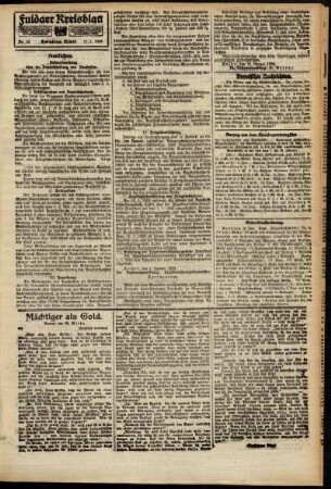 Zweite Ausgabe vom Samstag, den 17. Januar 1920.