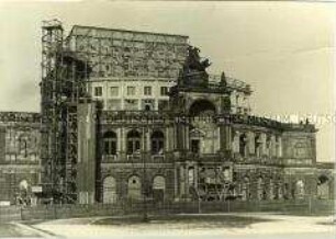 Wiederaufbau der Semperoper in Dresden
