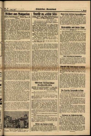 Zweite Ausgabe vom Freitag, den 07. März 1941.