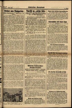 Zweite Ausgabe vom Freitag, den 07. März 1941.