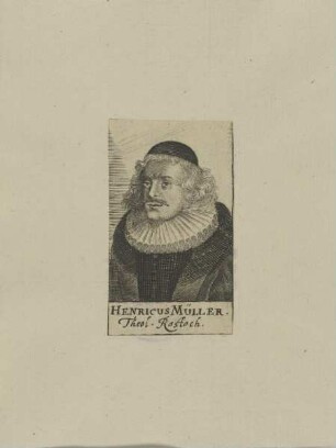 Bildnis des Henricus Müller