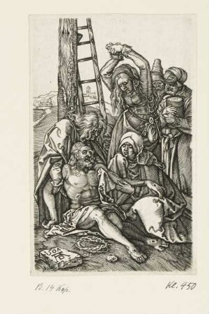 Beweinung Christi, Blatt 8 der Folge "Passion"