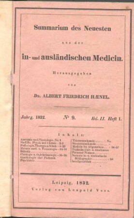 1. Mai 1832. No 9.