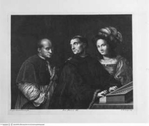 Raccolta de' quadri ... posseduti da S.A.R. Pietro Leopoldo, Florenz 1778Tafel 135: Das Konzert - Varia_Porträts