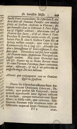 449-460, Actiones quae conjunguntur cum ea Oratione. Quid eae ...