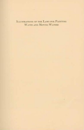 Illustrations of the laws for painting waves and moving waters