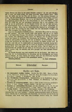 Quellen und Texte