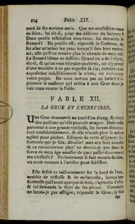 Fable XII. - Fable XXVI.