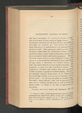 Tavernier´s Travels in India.