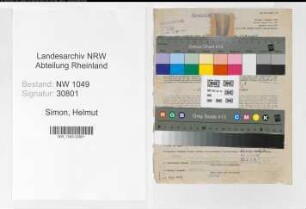 Entnazifizierung Helmut Simon , geb. 22.07.1909 (Polizeibeamter)