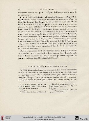 II. Manuscrit latin 2469 de la Bibliothèque Nationale