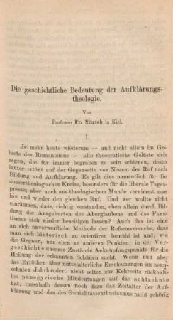 39-64 Die geschichtliche Bedeutung der Aufklärungstheologie