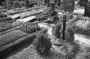 Verwüstungen auf dem Mühlburger Friedhof