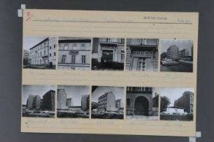 Straßenansichten. Berlin, Mitte, Schadowstraße/Clara-Zetkin-Straße (ab 1995 Dorotheenstraße)