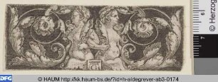 Rankenwerk mit Sirenen, Querfüllung