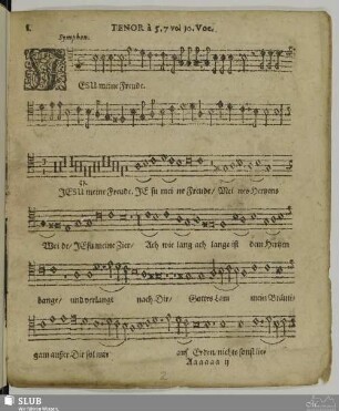 I. Jesu meine Freude