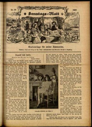 Ausgabe vom Sonntag, den 13. Dezember 1903.
