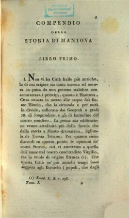 Compendio cronologico-critico della storia di Mantova dalla sua fondazione sino ai nostri tempi, 1