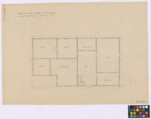 Thon (Nürnberg): Altes Bauernhaus genannt Schwedenhaus (erbaut um 1600). Haupthaus (Grundriss)