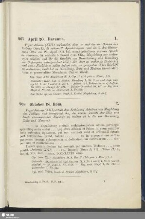 2. 968, Oktober 18. Rom