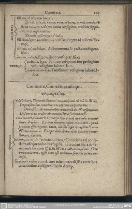 Coniicere, Coniectura assequi