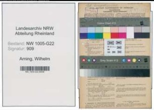 Entnazifizierung Wilhelm Arning , geb. 29.07.1906 (Kaufmann)
