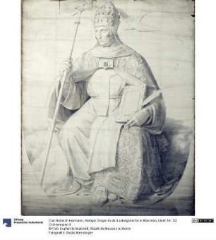 Heiliger Gregor in der Ludwigskirche in München