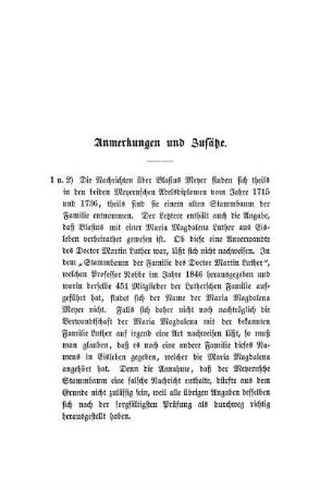 Anmerkungen und Zusätze.